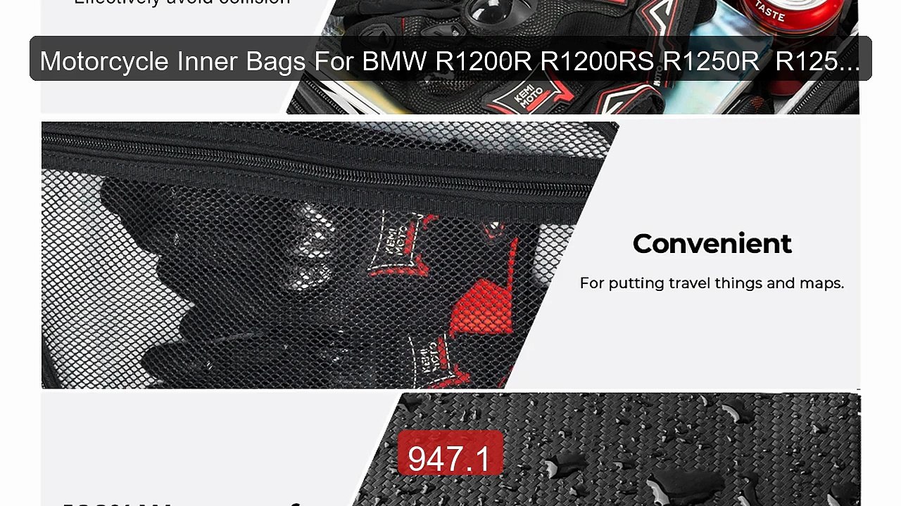 Motorcycle Inner Bags For BMW R1200R R1200RS R1250R  R1250RS F... -- Hot Deal 2026 | Limited Offer!