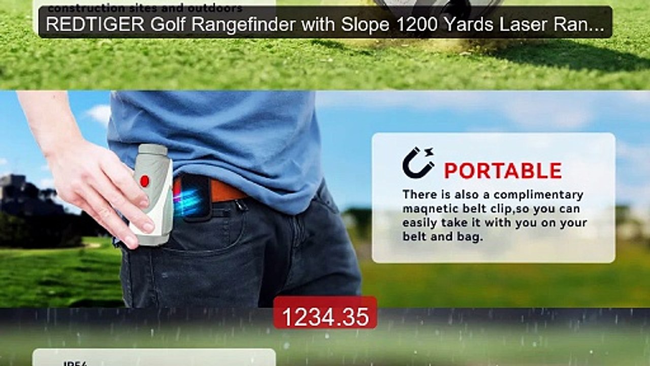 REDTIGER Golf Rangefinder with Slope 1200 Yards Laser Range... -- Top Pick 2026 | Unbeatable Price!