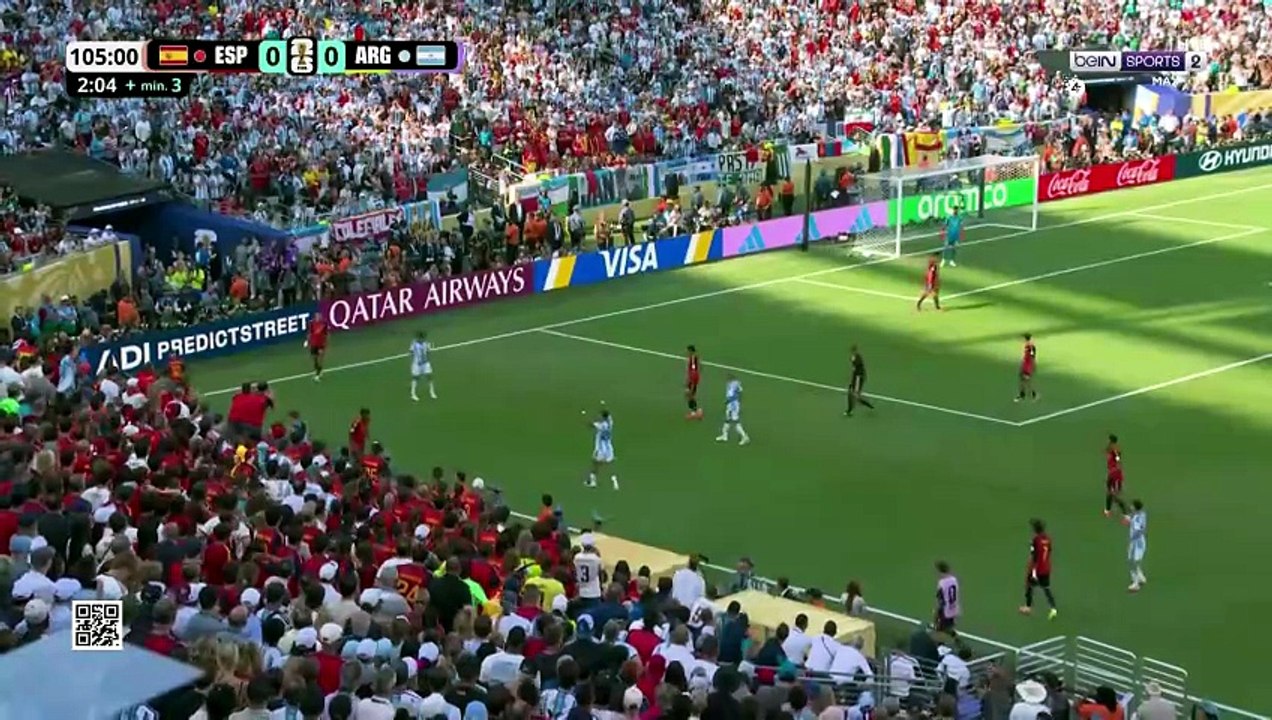 اسبانيا و الارجنتين 3 تعليق الكعبي