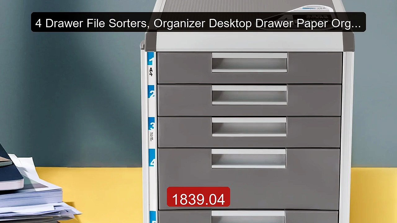 4 Drawer File Sorters, Organizer Desktop Drawer Paper Organizer wit... -- Top Rated 2026 | Buy Now!