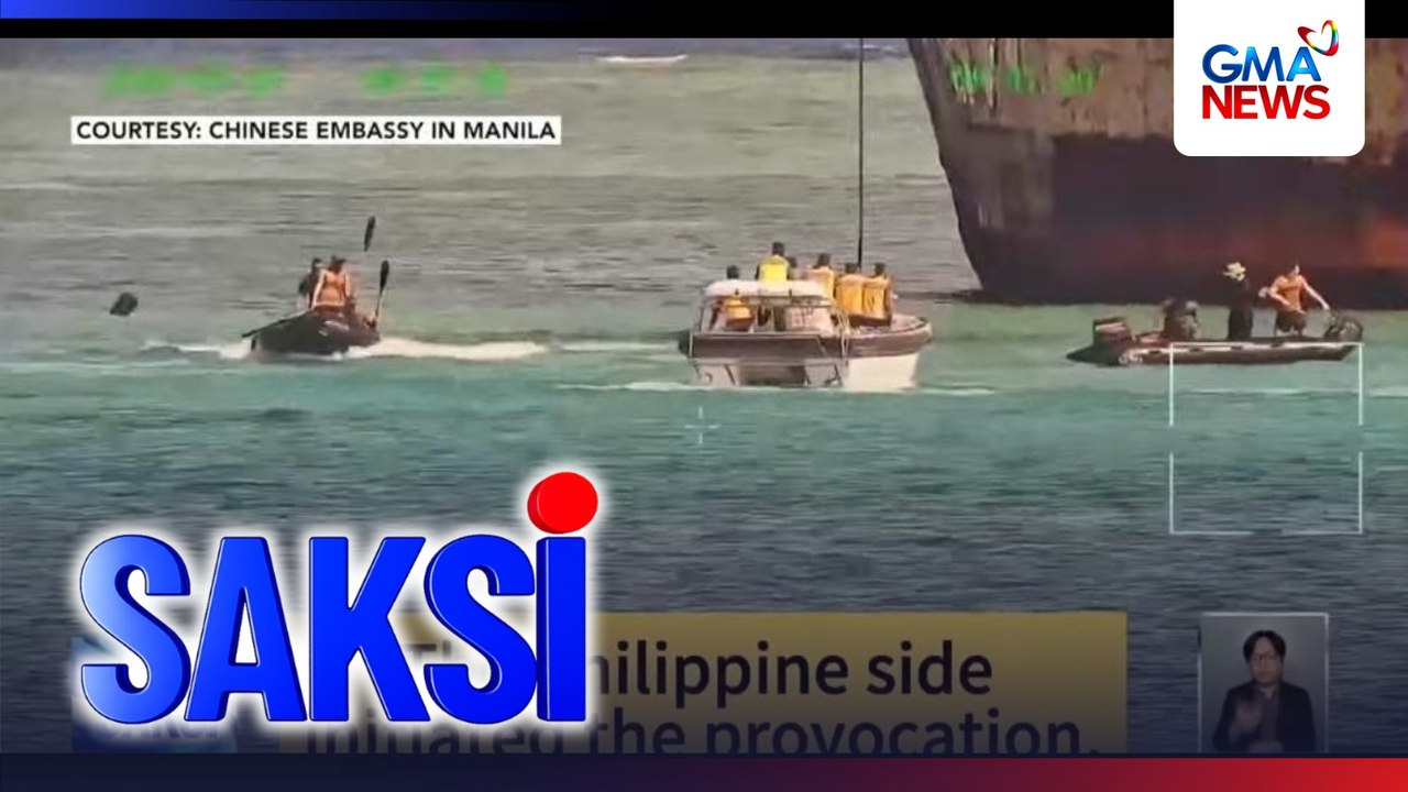 Chinese Embassy, inakusahan ang mga tauhan ng Pilipinas na sila ang nag-umpisa ng gulo sa Ayungin Shoal | Saksi