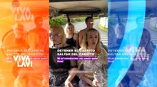 Mujer salva a su amiga tras tirarla de carrito de golf