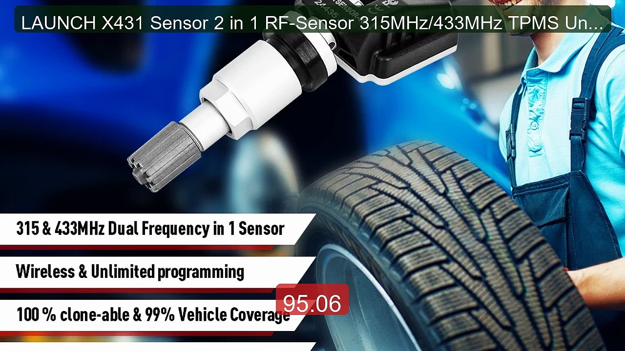 LAUNCH X431 Sensor 2 in 1 RF-Sensor 315MHz/433MHz TPMS Unlimi... -- Amazing Value 2026 | Must Have!