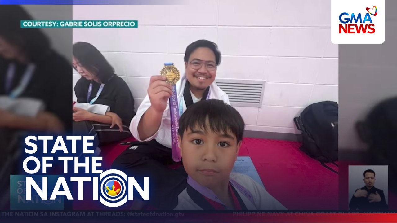 Mag-amang Pinoy, nag-uwi ng medalya sa Taekwondo Tournament sa SoKor | SONA