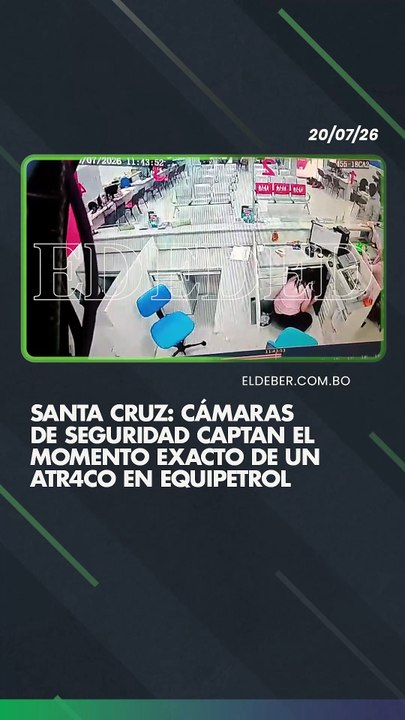 Santa Cruz: Cámaras de seguridad captan el momento exacto de un atr4co en Equipetrol