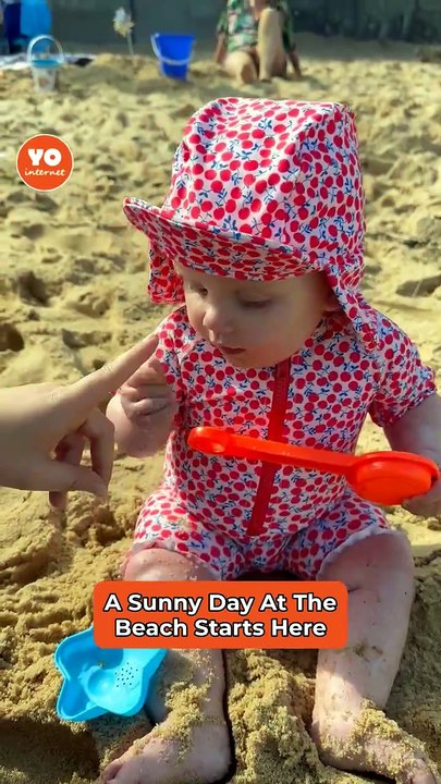 Toddler's Hilarious Meltdown Over Beach Sand Ban