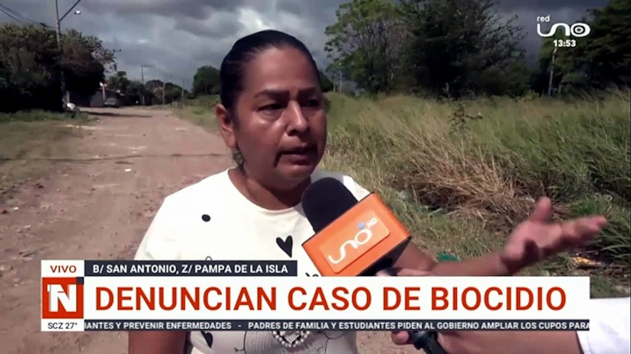 DENUNCIAN CASO DE BIOCIDIO