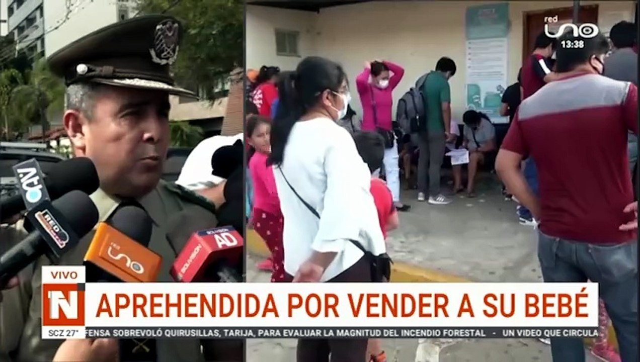 APREHENDIDA POR VENDER A SU BEBÉ