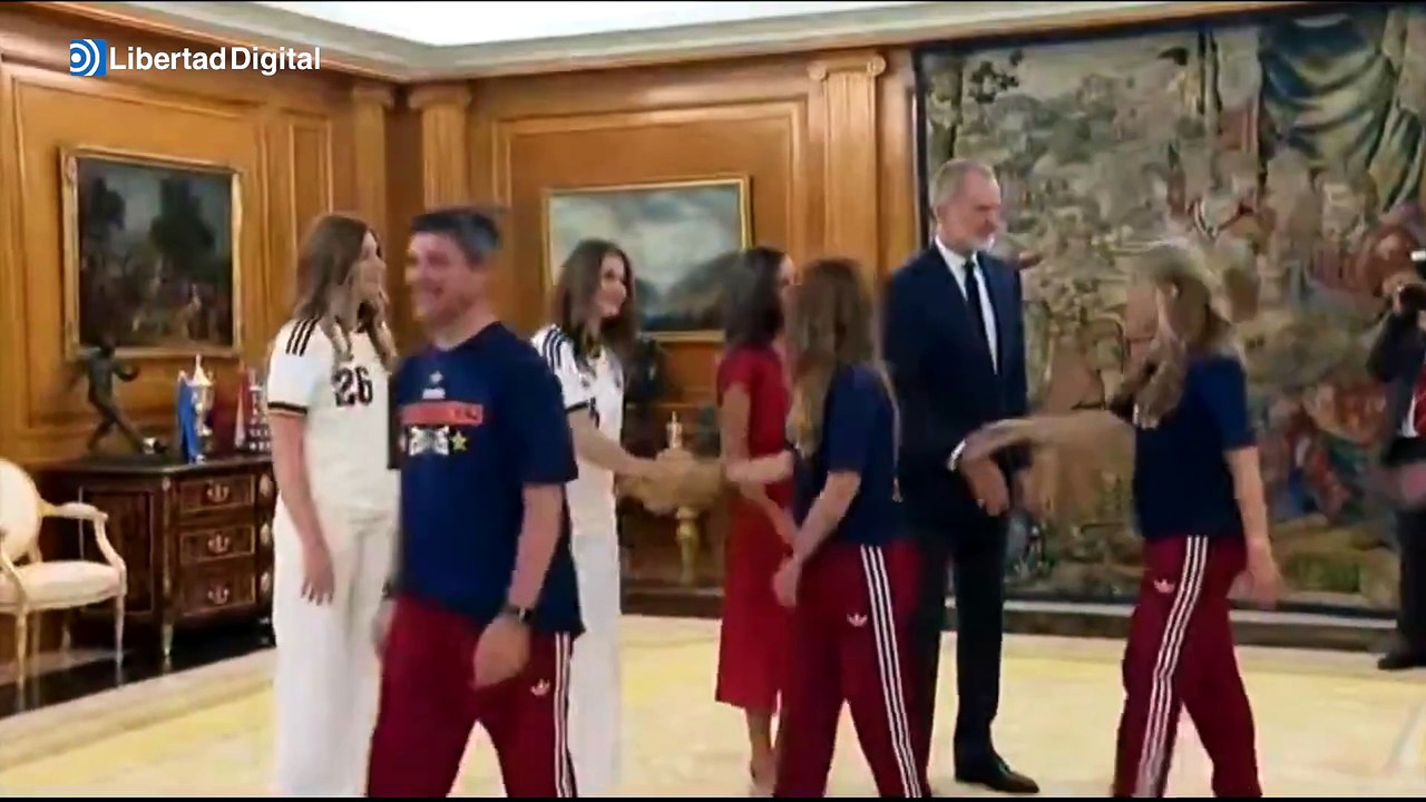 La Familia Real recibe a la selección española: las palabras de Felipe VI