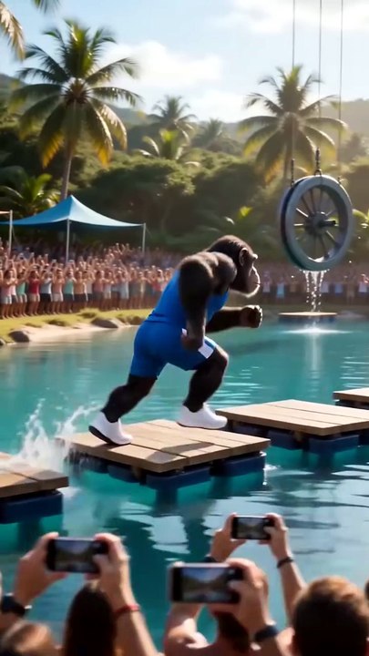 Orangutan Takes on the World's Hardest Course!
