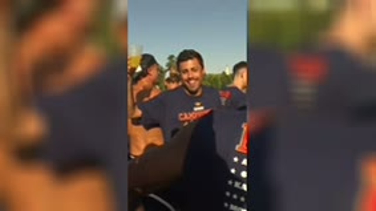 Rodri breaks into song as Spain celebrate World Cup triumph