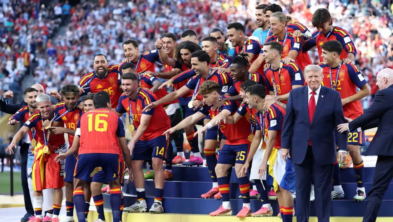 FIFA Crops Trump Out of Spain’s World Cup Celebration Photo After He Was Booed While Presenting Medals