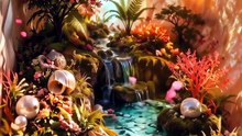 A Giant Seashell Hides a Secret World | Oceanic Surreal Fantasy in 4K