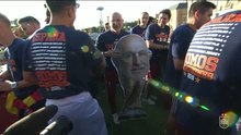 De La Fuente receives unique gift from Spain fans