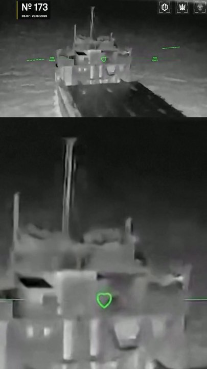 Ukraine Strikes 7 Russian Ships in Black Sea Attack