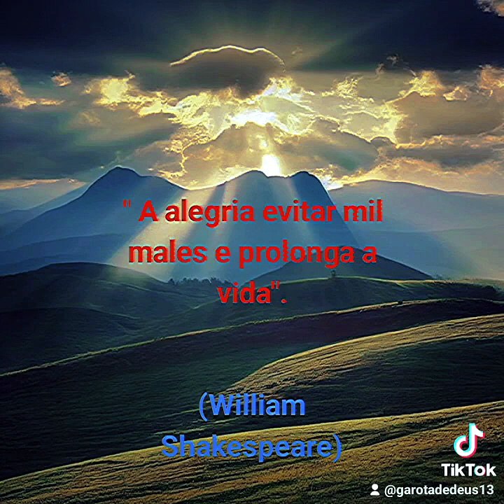 " A alegria evitar mil males e prolonga a vida".