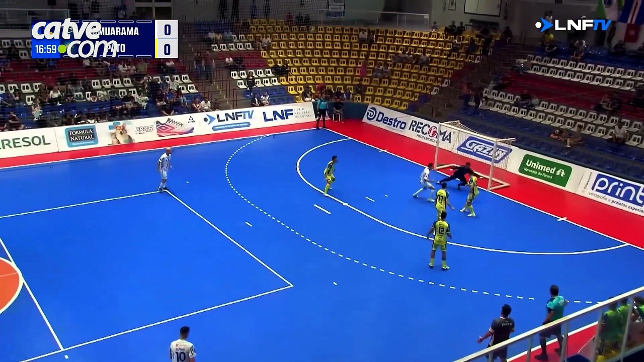 Confira os gols dos paranaenses na 13ª rodada da Liga Nacional de Futsal