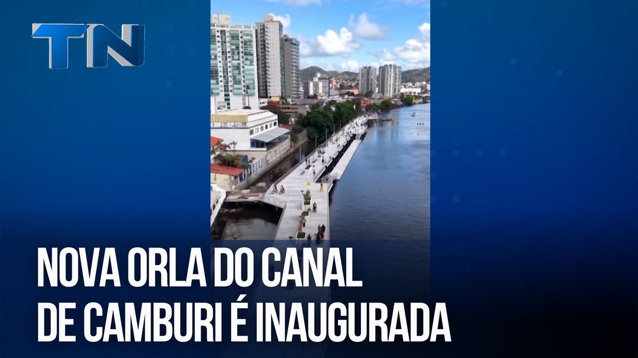 Nova orla do Canal de Camburi é inaugurada