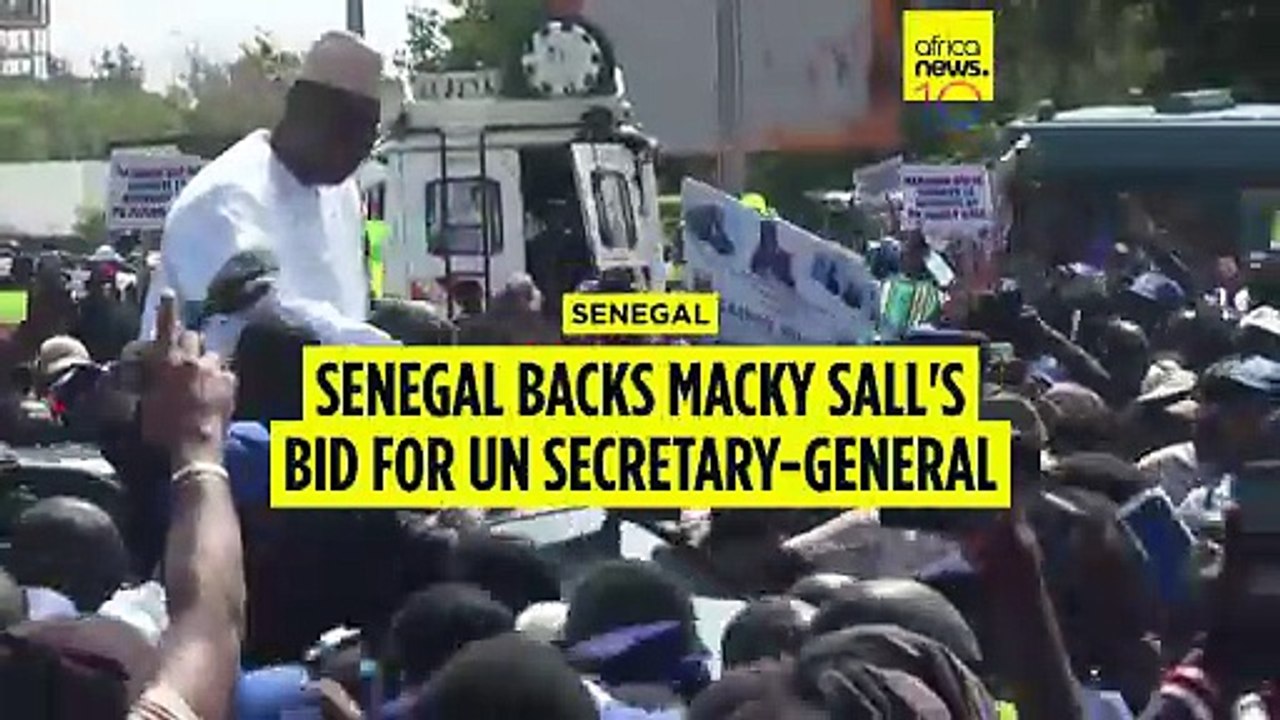 Senegal backs Macky Sall's bid for UN Secretary-General