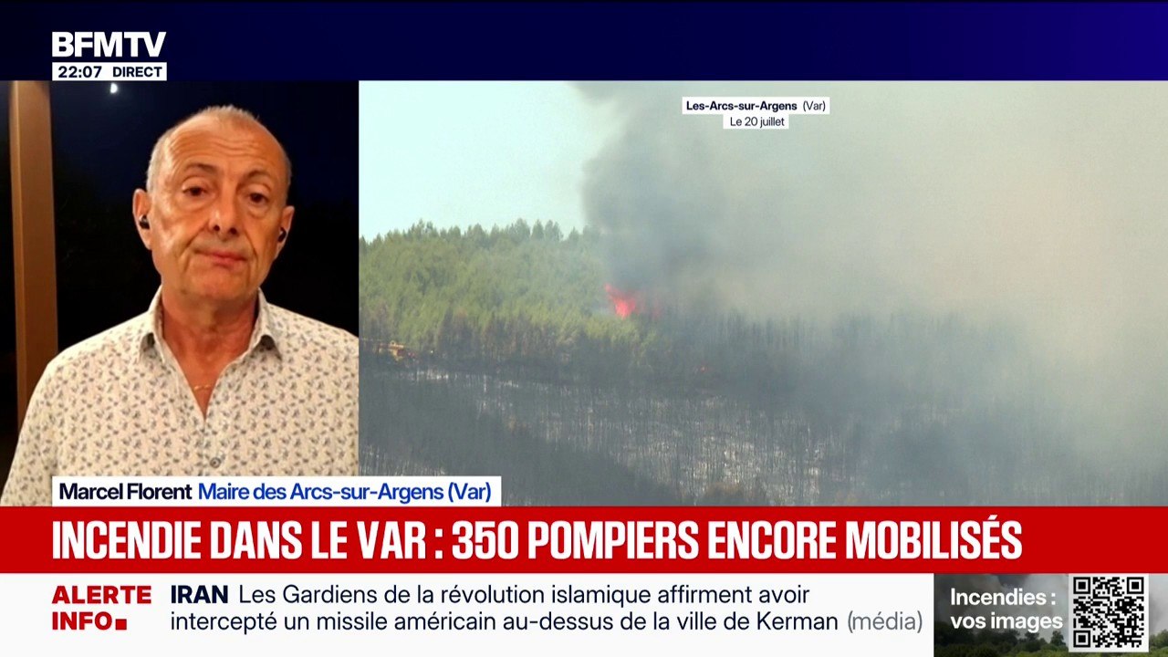 Incendie dans le Var: "Nous avons onze familles qui ont été relogées", annonce Marcel Florent, maire des Arcs-sur-Argens