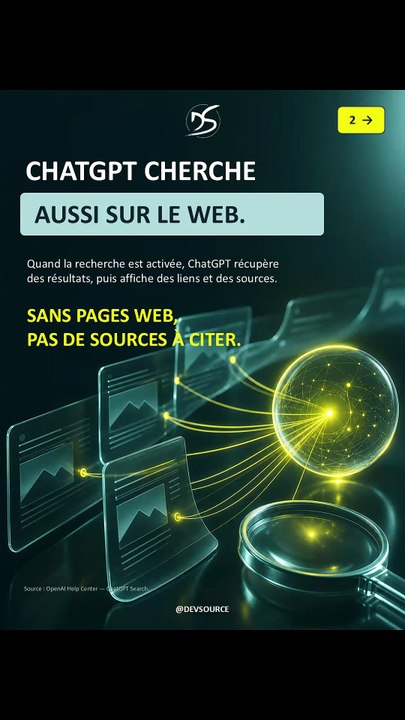 ChatGPT cherche aussi sur le web - Devsource