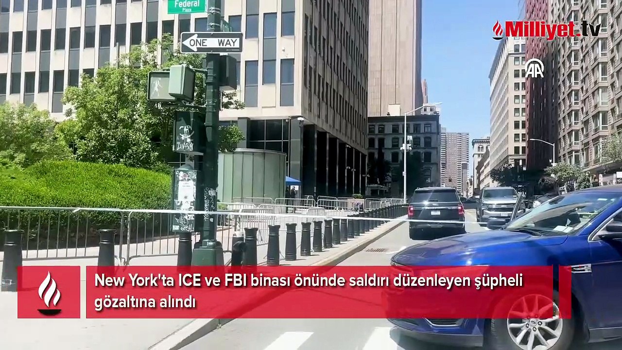 New York'ta ICE ve FBI binası önünde saldırı düzenleyen şüpheli gözaltına alındı