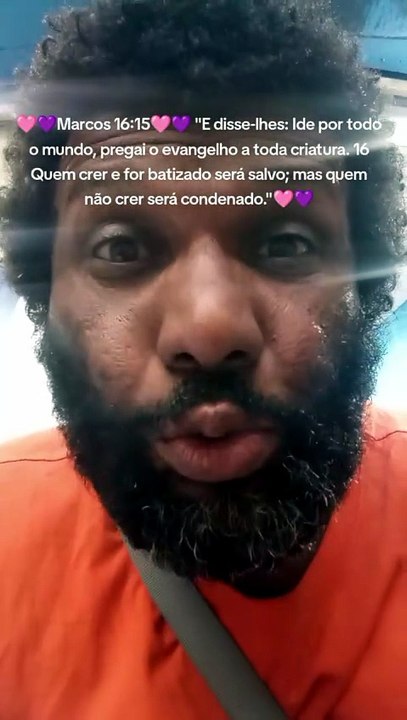 Ide e pregai! ❤️ Marcos 16:15-16 Whats: ImperadorSalomao