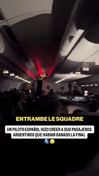 Il pilota annuncia l’Argentina campione, ma è solo uno scherzo