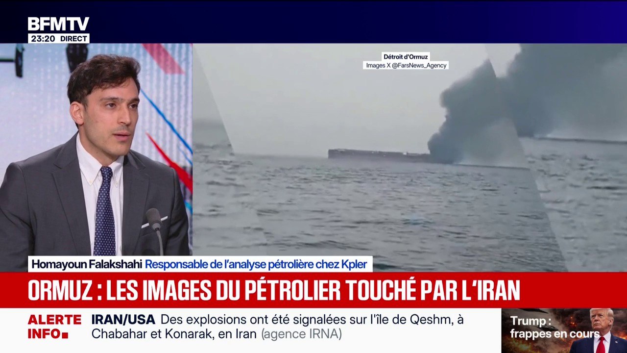 Détroit d'Ormuz: les images du pétrolier touché par l'Iran