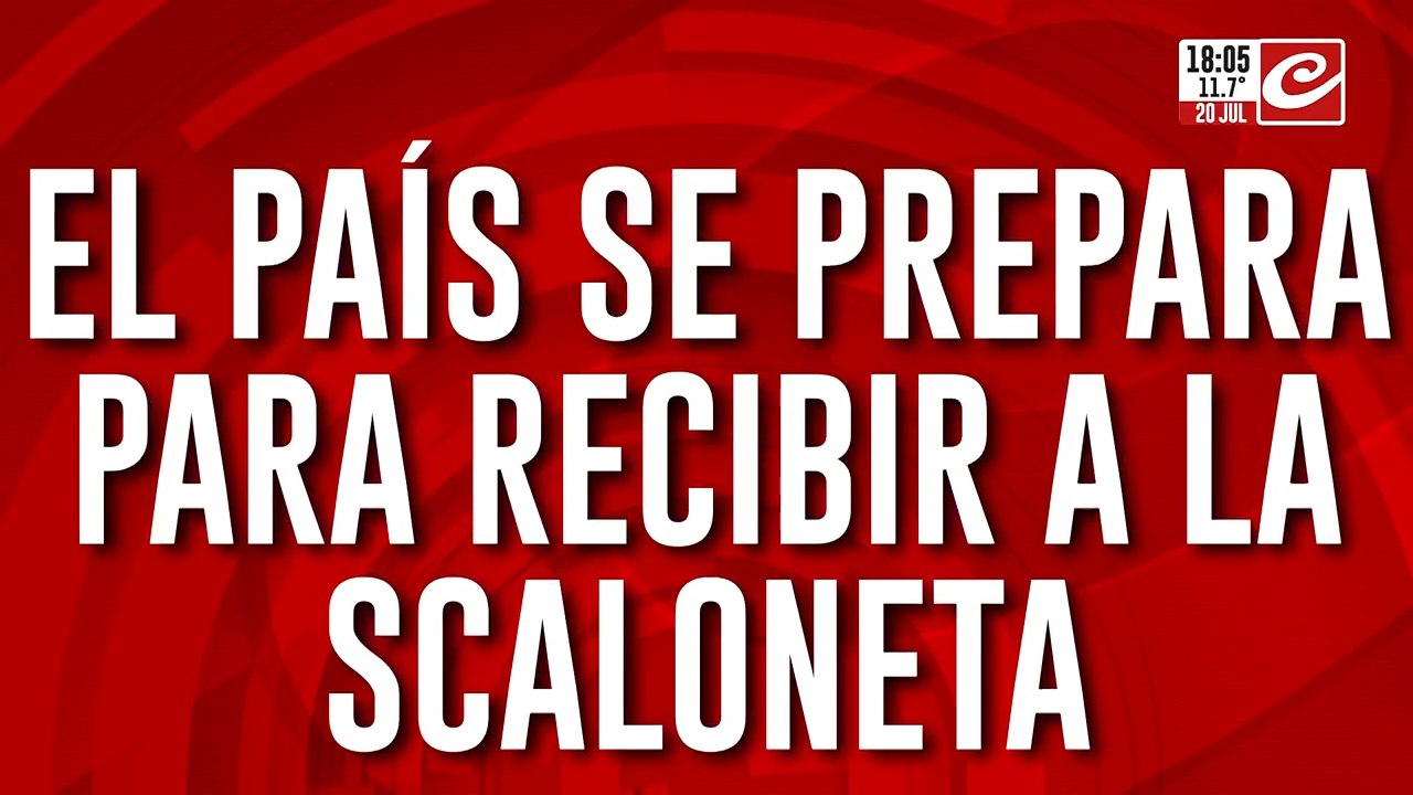 El país se prepara para recibir a la Scaloneta