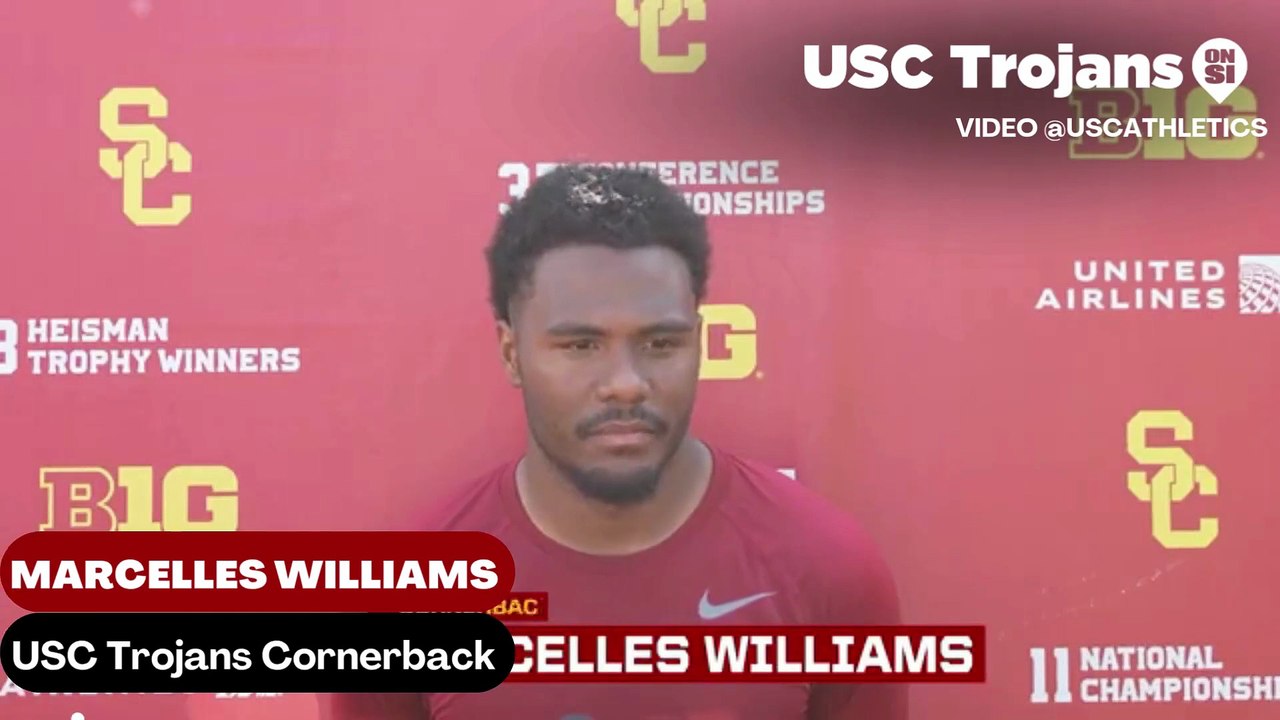 USC Trojans discuss what Cornerback Marcelles Williams focus is in the offseason