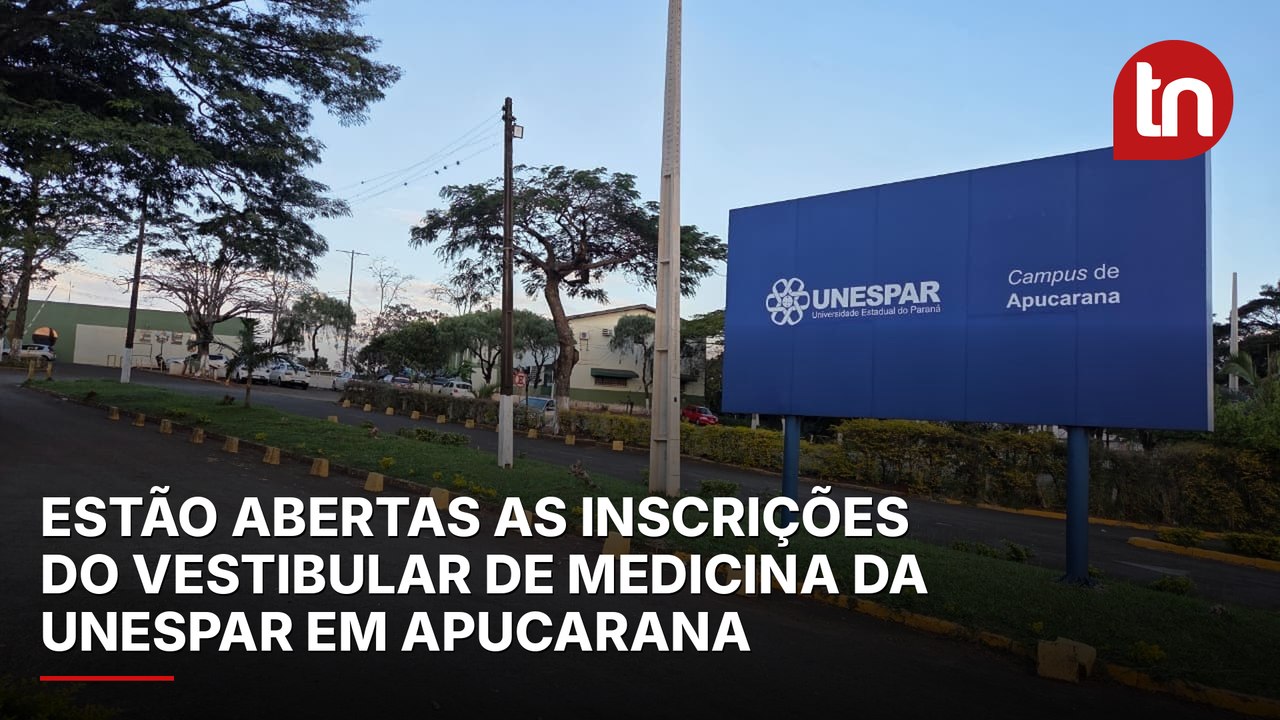 Estão abertas as inscrições do Vestibular de Medicina da Unespar em Apucarana