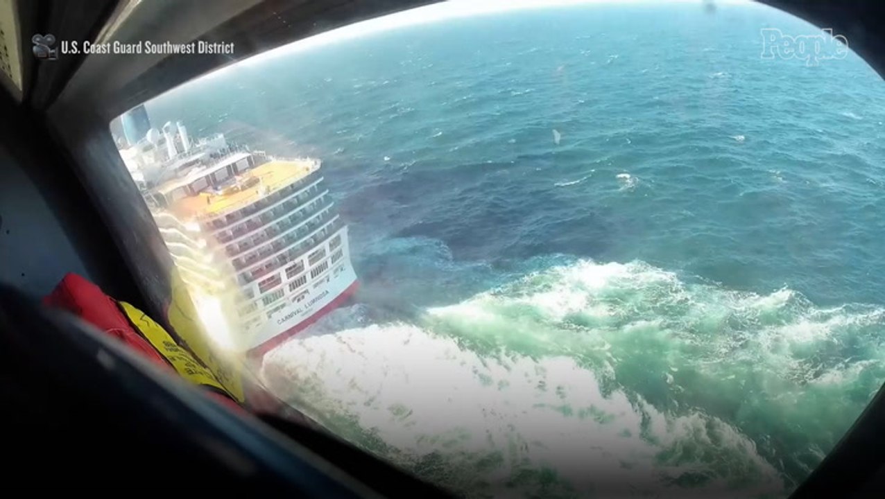 Coast Guard Braves High Winds to Airlift Cruise Passenger Facing Medical Emergency in Daring Rescue Video