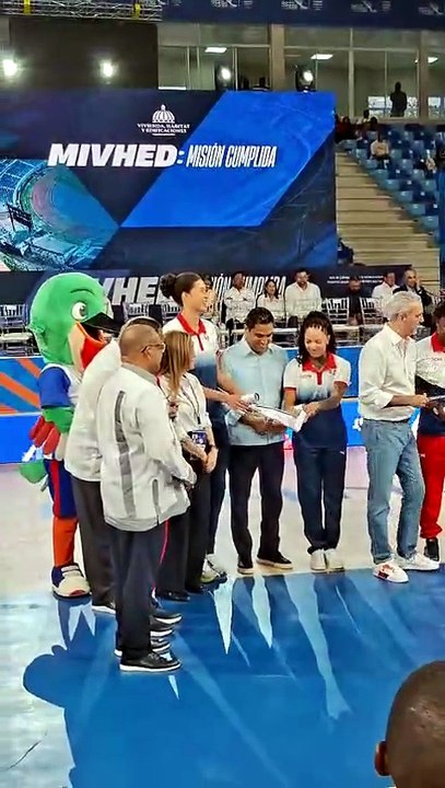 MIVHED culmina entrega de infraestructura deportiva con 16 pabellones y cumple misión encomendada por el presidente Abinader