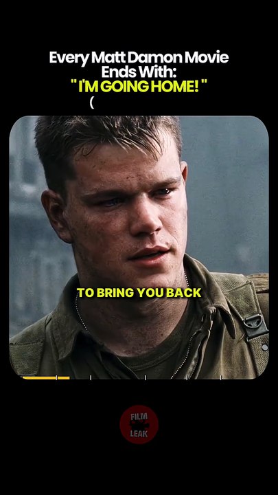 Every Matt Damon Movie Where He Just Wants to Go Home #shorts