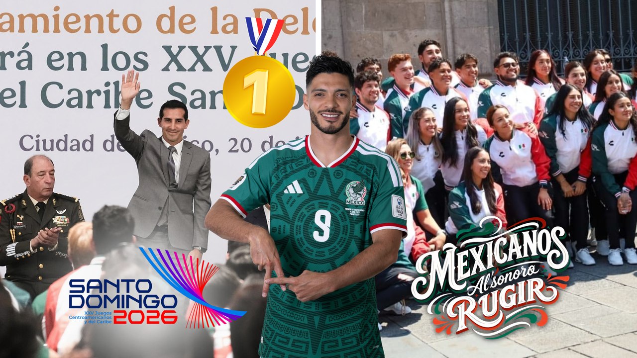 Rommel Pacheco sueña con el "Y si sí" con los atletas que representan a México en los Juegos Centroamericanos y del Caribe