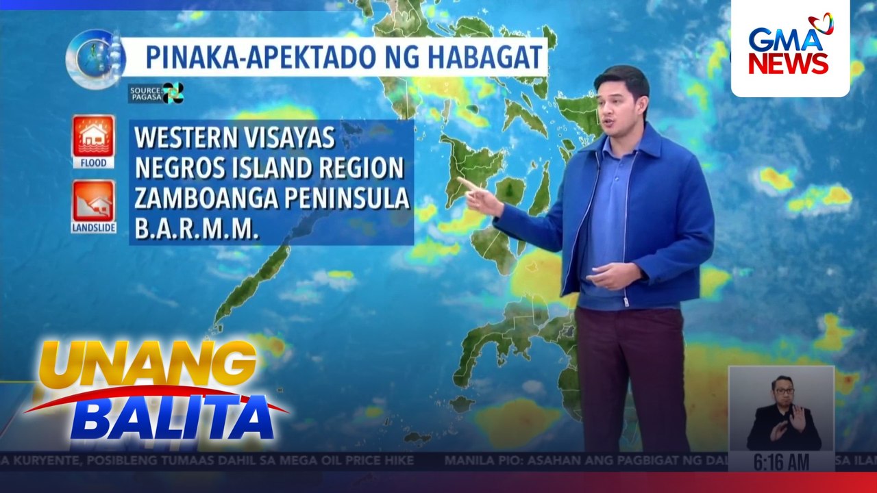 Pinakaapektado ng habagat (July 21, 2026) | Unang Balita