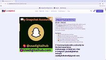 Your Ultimate Resource to Buy  Snapchat Accounts Safely ...