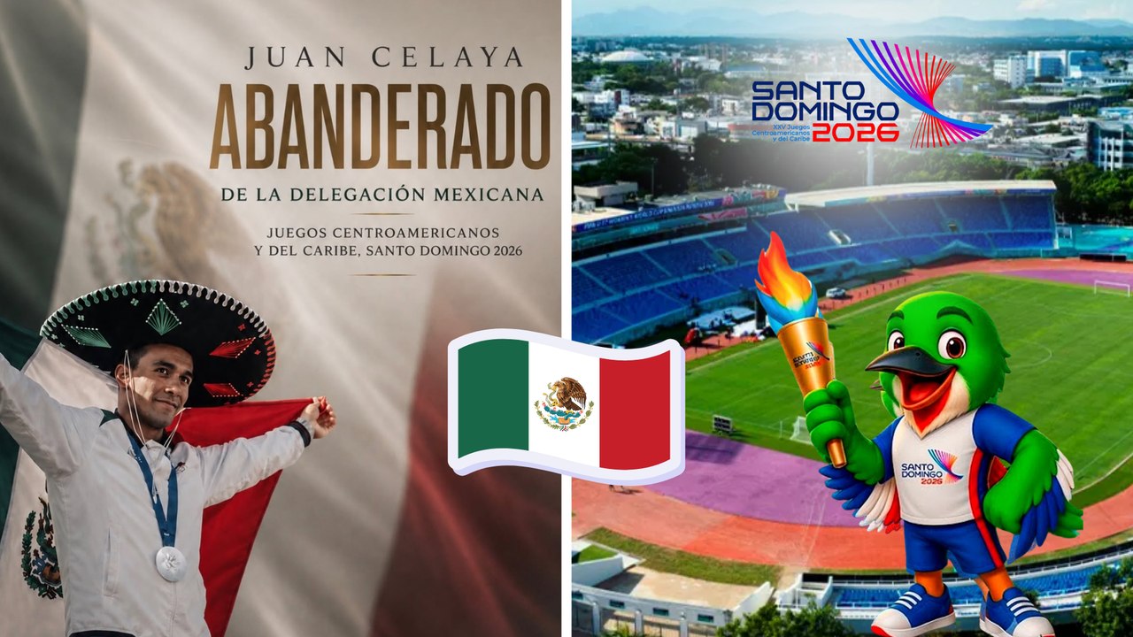 Juan Celaya y los sentimientos de ser abanderado de cara a los JCC Santo Domingo 2026