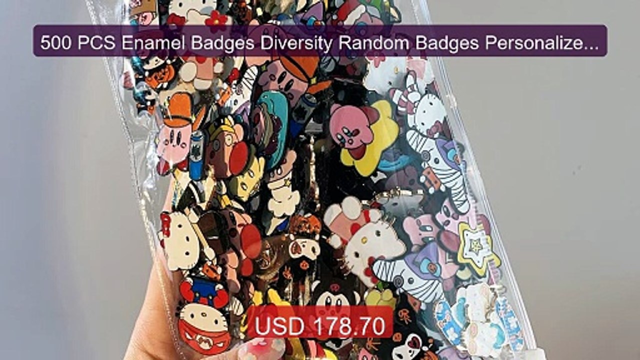 500 PCS Enamel Badges Diversity Random Badges Personalized ... -- Top Pick 2026 | Unbeatable Price!