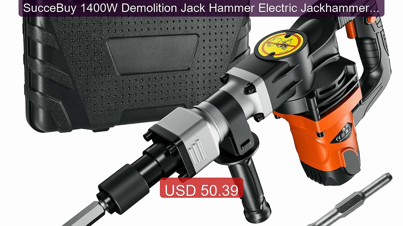 SucceBuy 1400W Demolition Jack Hammer Electric Jackhammer H... -- Top Pick 2026 | Unbeatable Price!