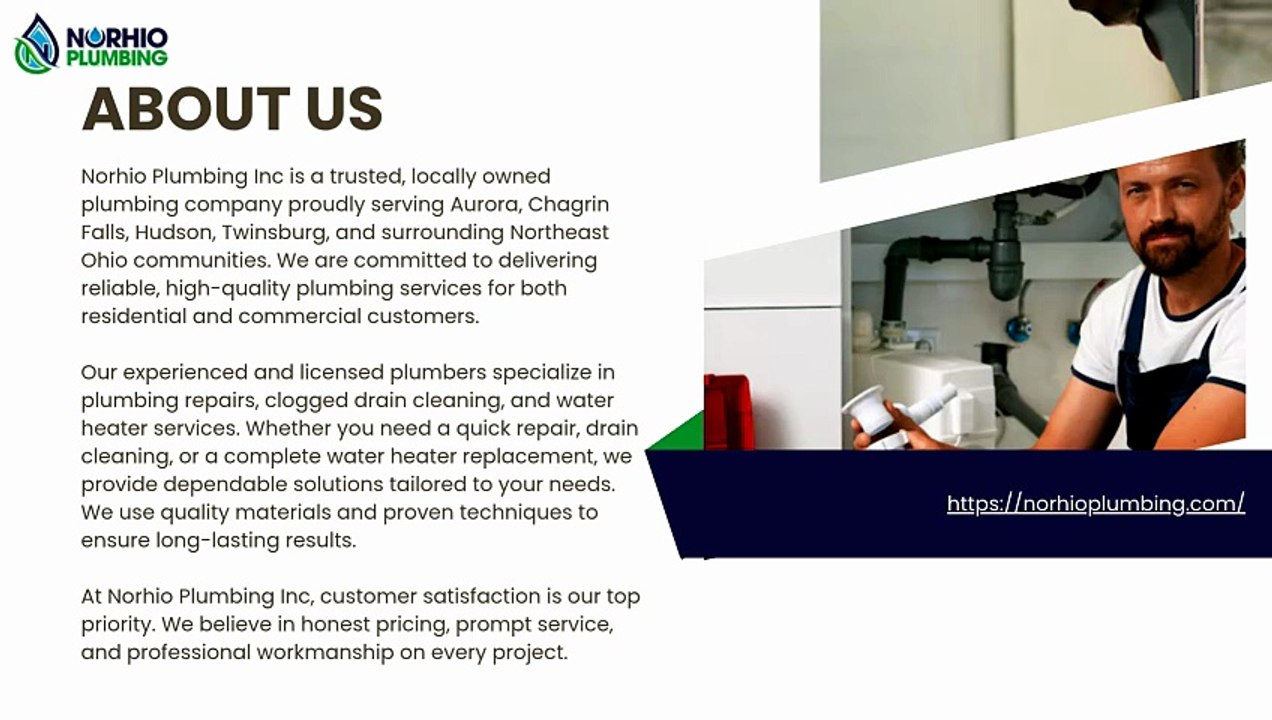 Plumbing Repair, Water Heater & Drain Care | Aurora & Chagrin Falls, OH