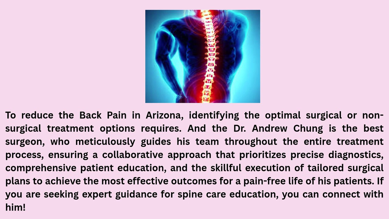 Laser Spine Surgery Phoenix