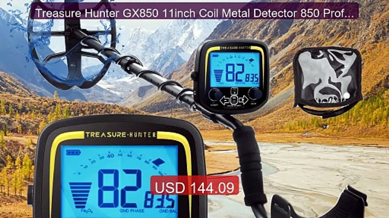 Treasure Hunter GX850 11inch Coil Metal Detector 850 Profes... -- Top Pick 2026 | Unbeatable Price!