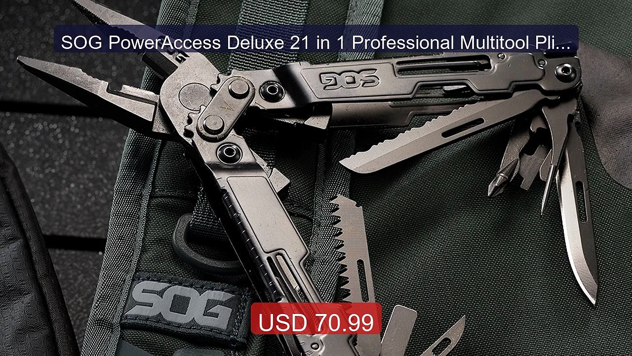 SOG PowerAccess Deluxe 21 in 1 Professional Multitool Pliers w... -- Hot Deal 2026 | Limited Offer!
