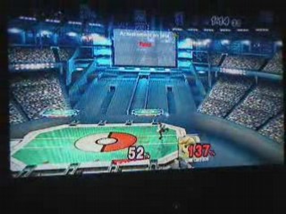 Super Smash Bros Brawl : Falco vs Link Cartoon