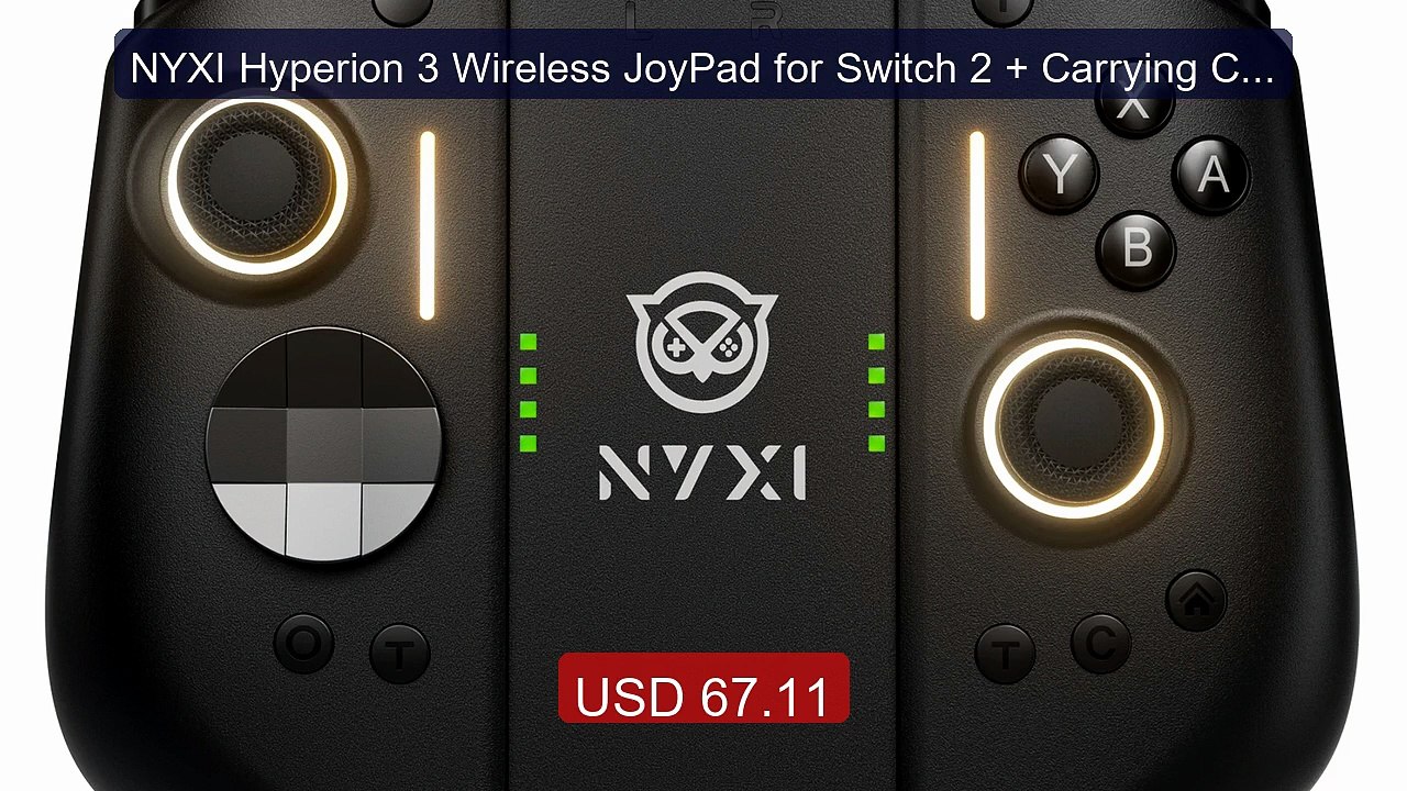 NYXI Hyperion 3 Wireless JoyPad for Switch 2 + Carrying Cas... -- Top Pick 2026 | Unbeatable Price!