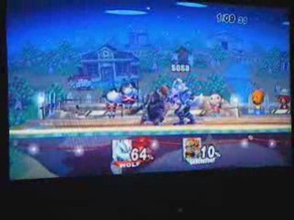 Super Smash Bros Brawl : Wolf vs Ganondorf