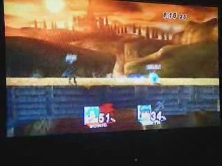 Super Smash Bros Brawl : Sonic vs Marth