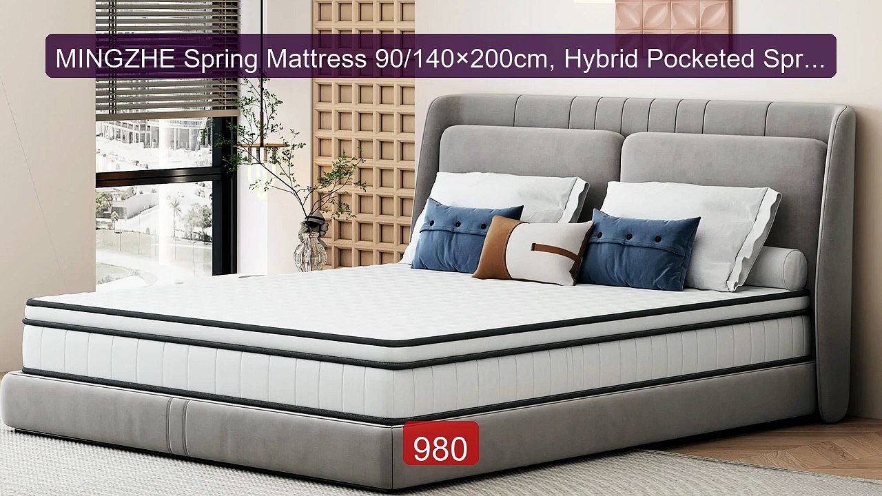 MINGZHE Spring Mattress 90/140×200cm, Hybrid Pocketed Spring Mattr... -- Best Deal 2026 | Shop Now!